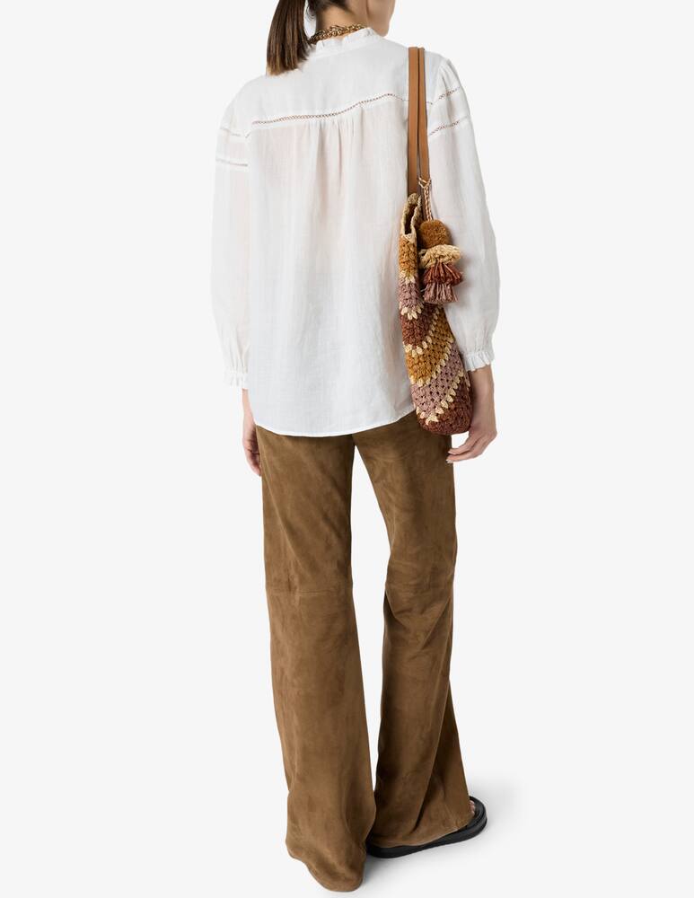 rinascente Gerard Darel Blusa in cotone ricamo traforato