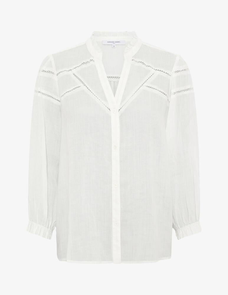 rinascente Gerard Darel Blusa in cotone ricamo traforato
