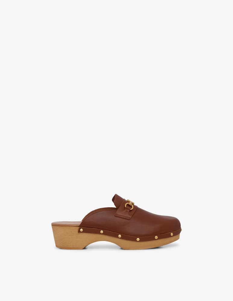 rinascente Gerard Darel Zoccoli in pelle con morsetto