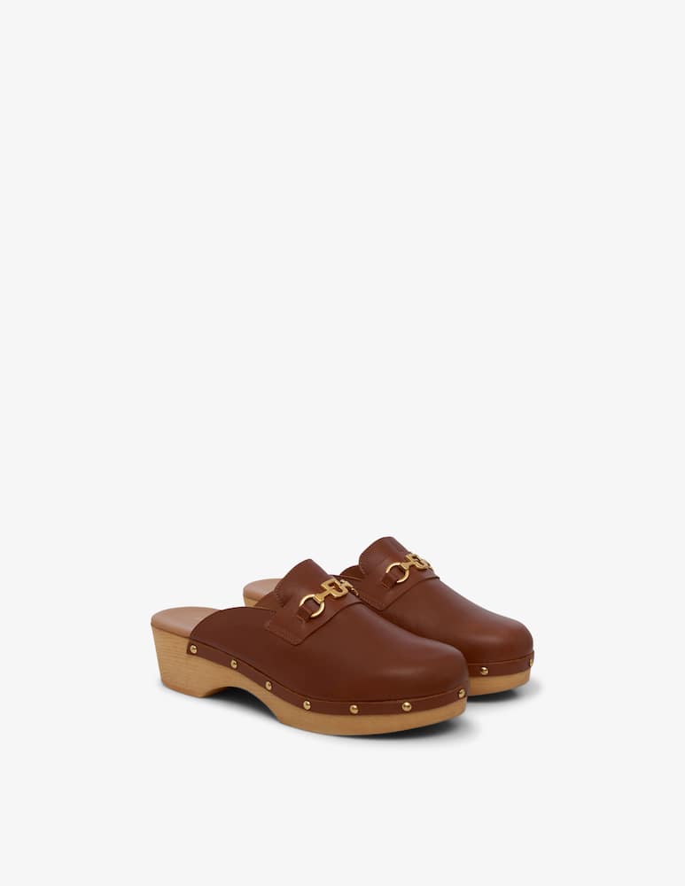 rinascente Gerard Darel Zoccoli in pelle con morsetto