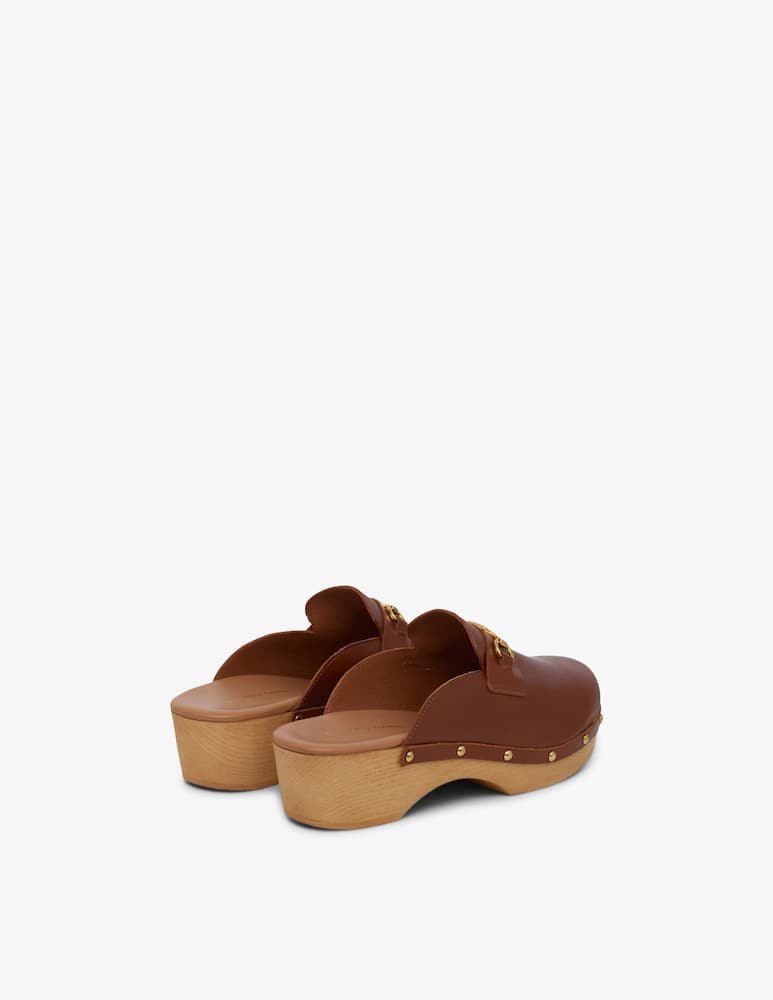 rinascente Gerard Darel Zoccoli in pelle con morsetto