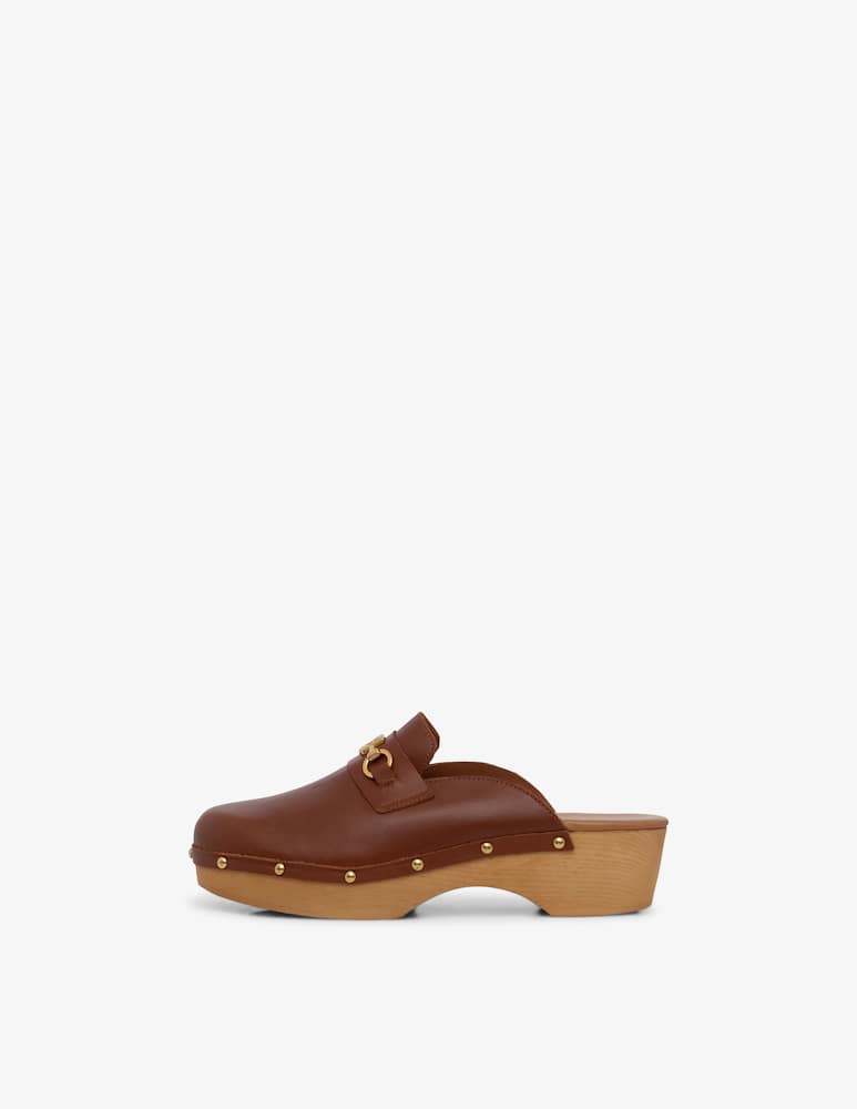 rinascente Gerard Darel Zoccoli in pelle con morsetto
