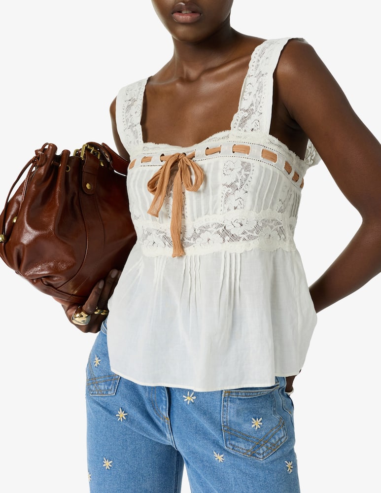 rinascente Gerard Darel Embroidered flared jeans