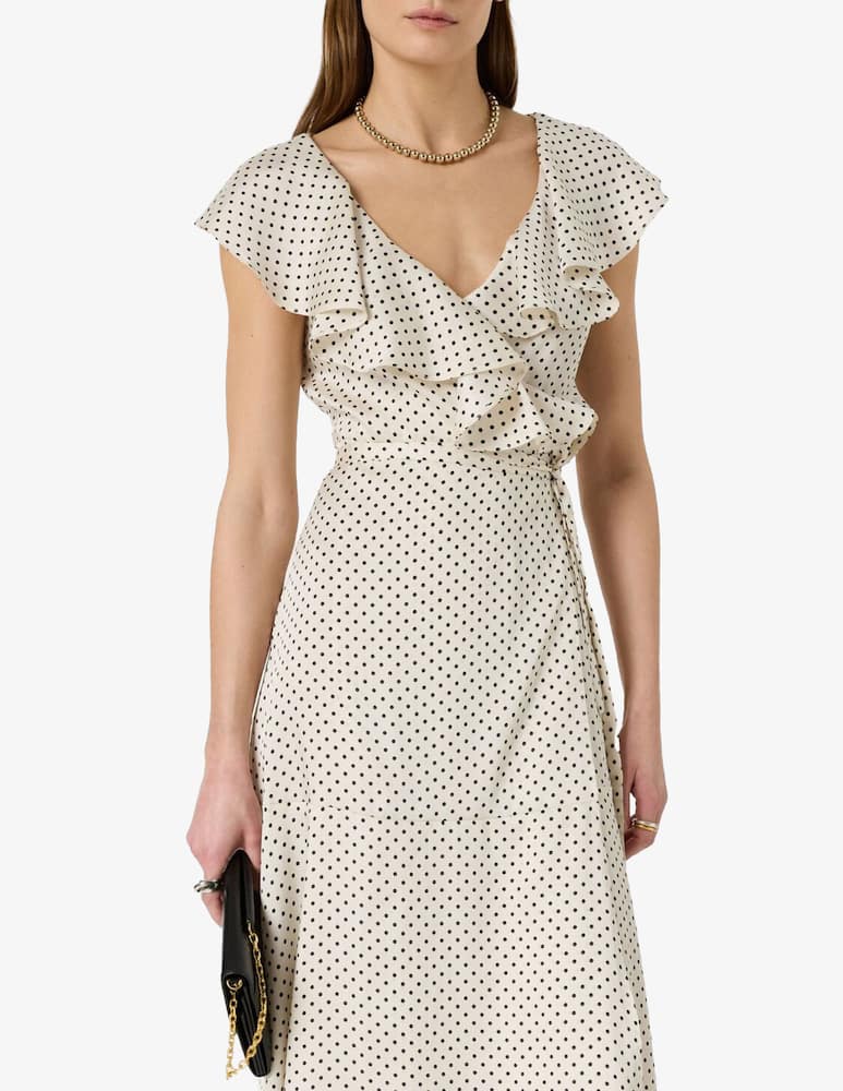 rinascente Gerard Darel Rika polka dress
