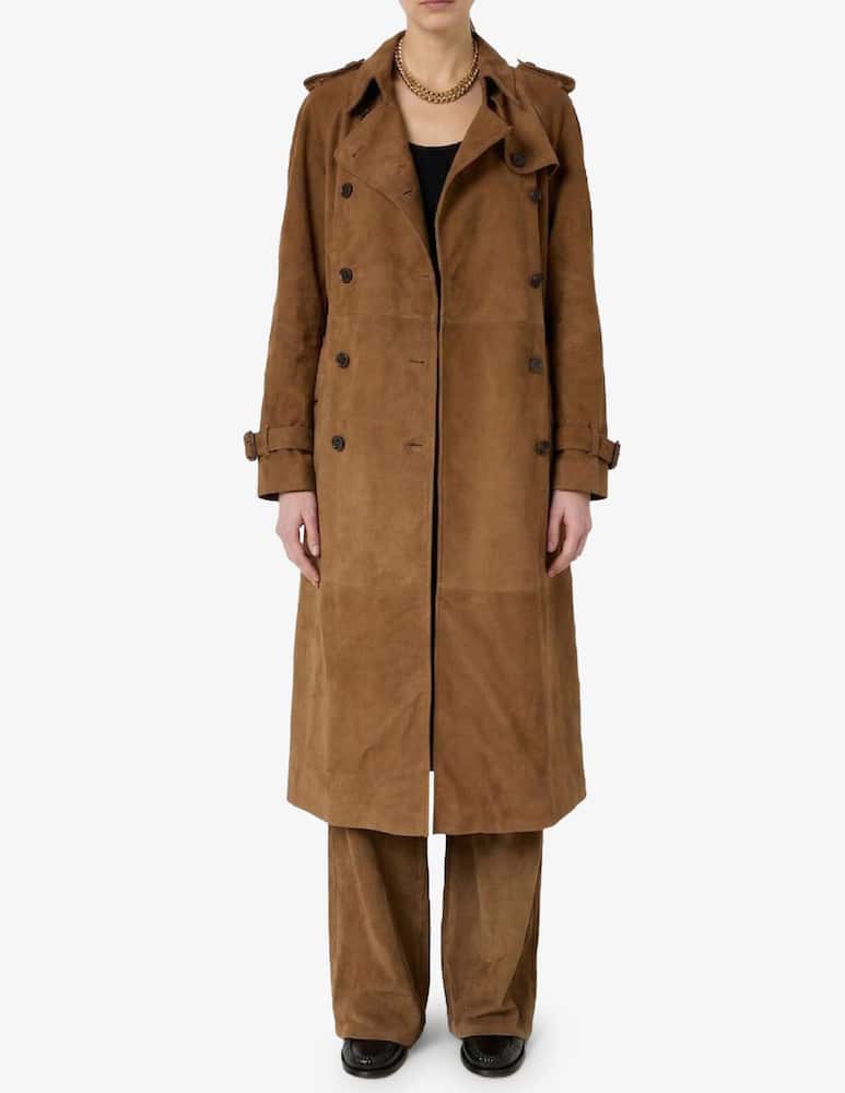 rinascente Gerard Darel Trench in pelle