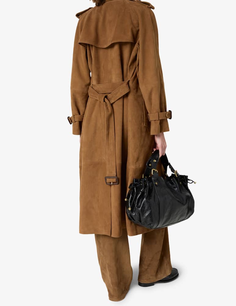 rinascente Gerard Darel Trench in pelle