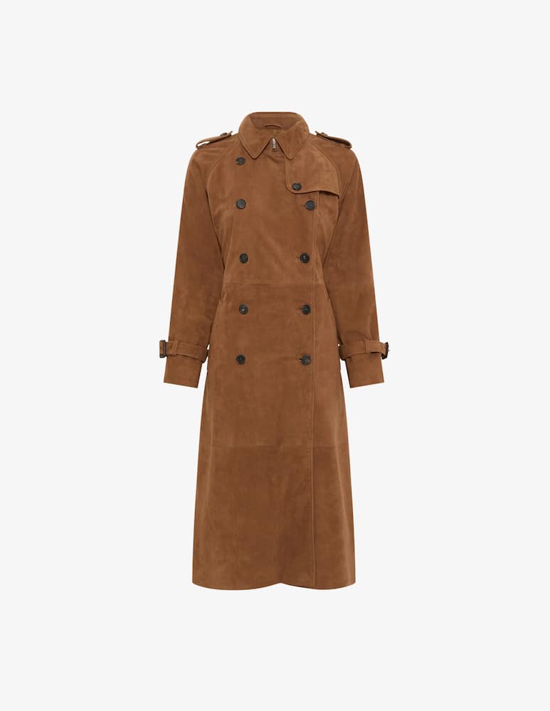 rinascente Gerard Darel Trench in pelle