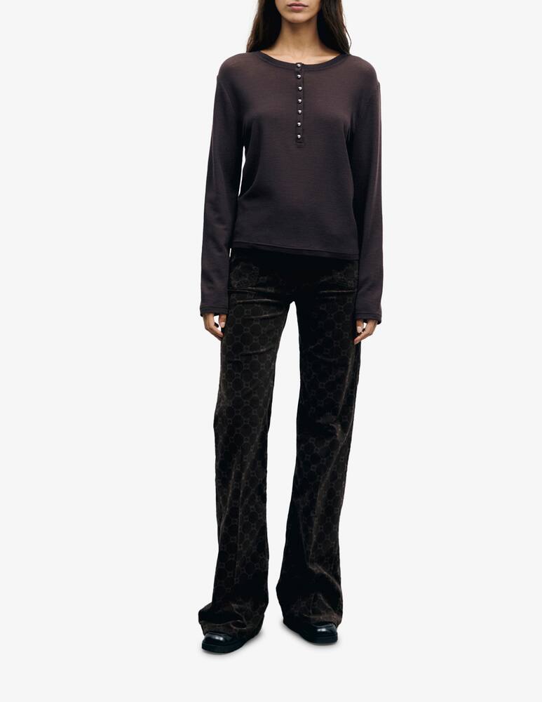 rinascente Gerard Darel Long sleeve tee serafino Balie
