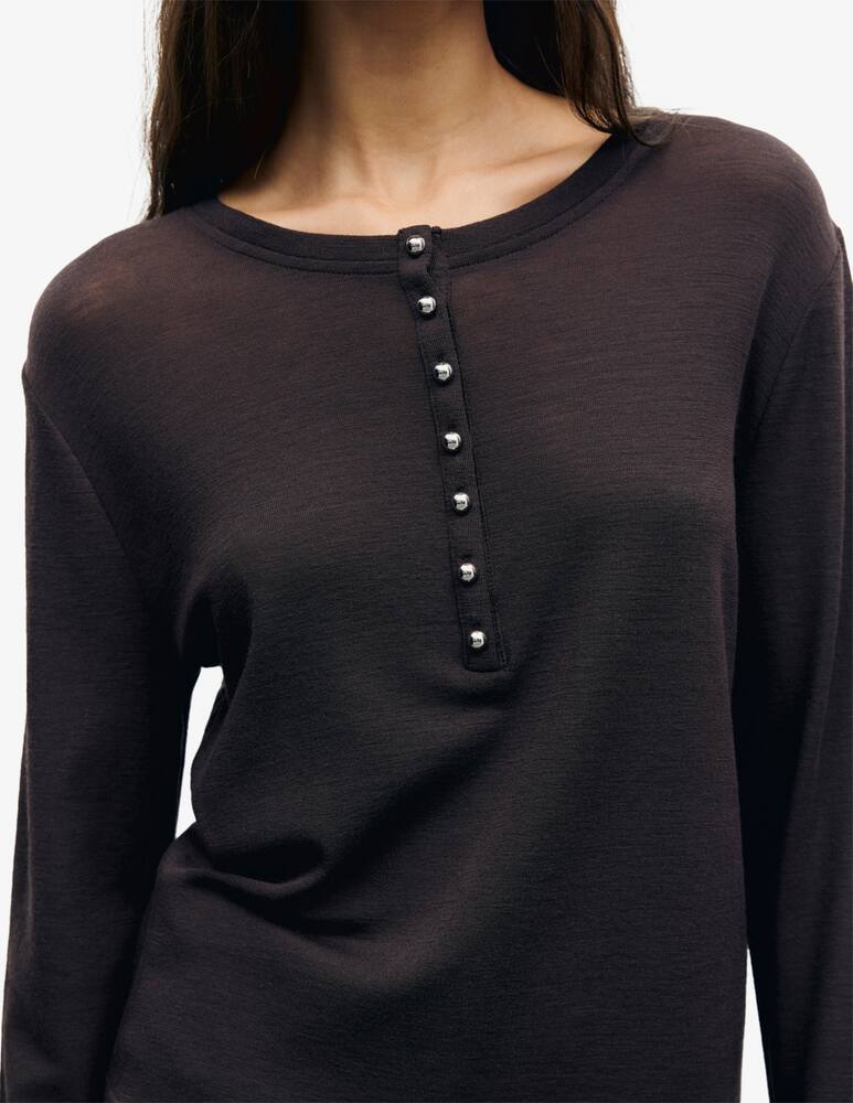 rinascente Gerard Darel Long sleeve tee serafino Balie