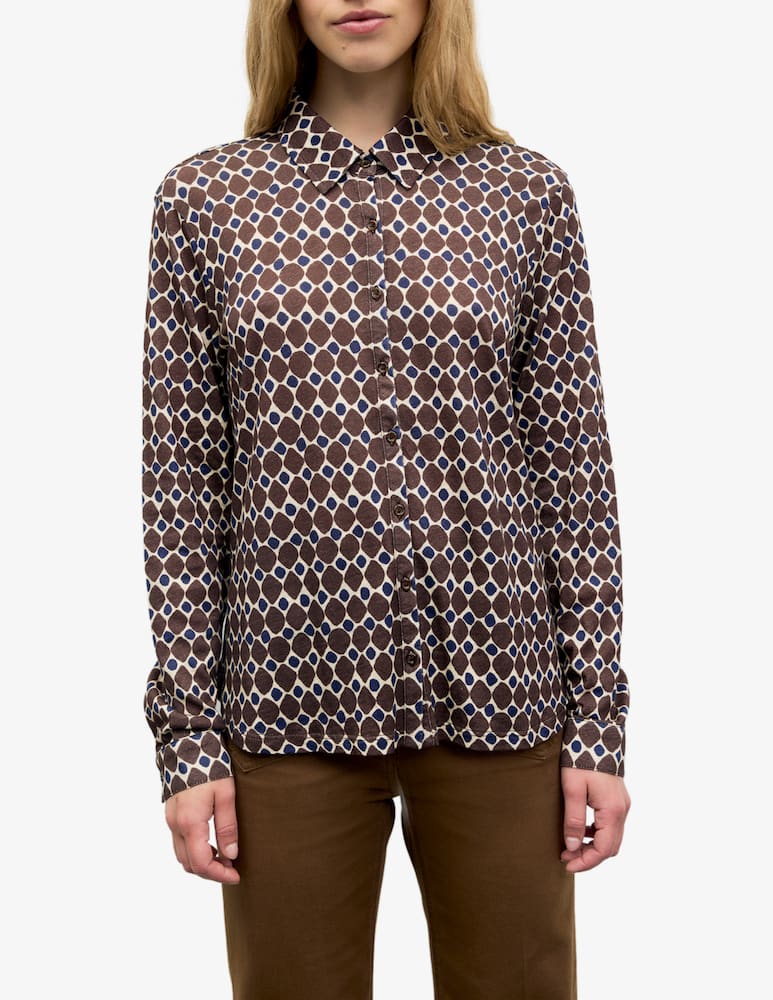 Gerard Darel Babs patterned button-up shirt - picture 1 Gerard Darel Babs patterned button-up shirt - picture 1