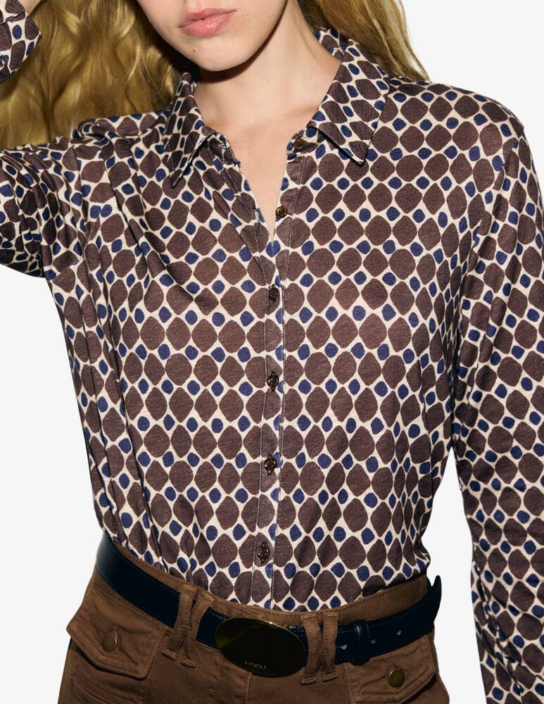 Gerard Darel Babs patterned button-up shirt - picture 5 Gerard Darel Babs patterned button-up shirt - picture 5