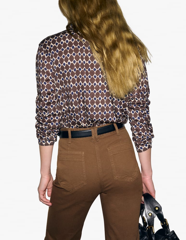 Gerard Darel Babs patterned button-up shirt - picture 6 Gerard Darel Babs patterned button-up shirt - picture 6