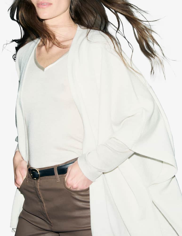 rinascente Gerard Darel Reya knit poncho