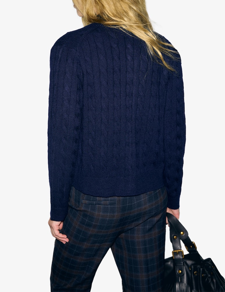 Gerard Darel Cardigan a trecce Raiza - immagine 3 Gerard Darel Cardigan a trecce Raiza - immagine 3
