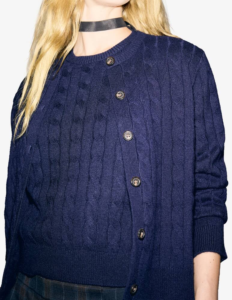 rinascente Gerard Darel Cardigan a trecce Raiza