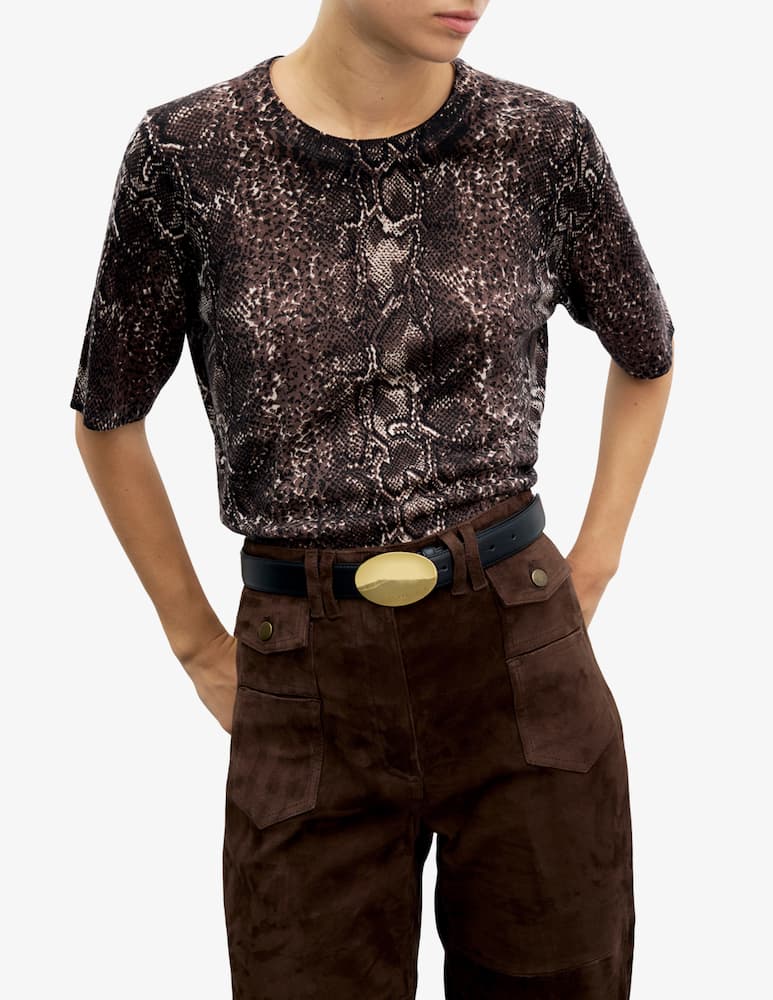 rinascente Gerard Darel Pullover girocollo stampa pitone