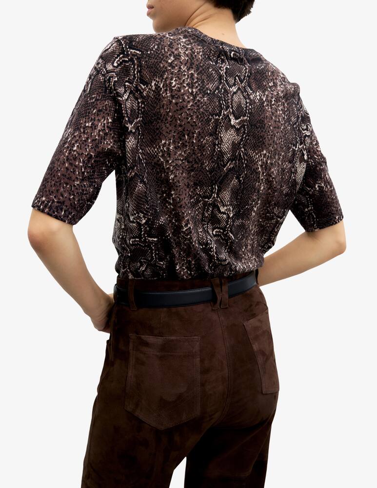 rinascente Gerard Darel Pullover girocollo stampa pitone