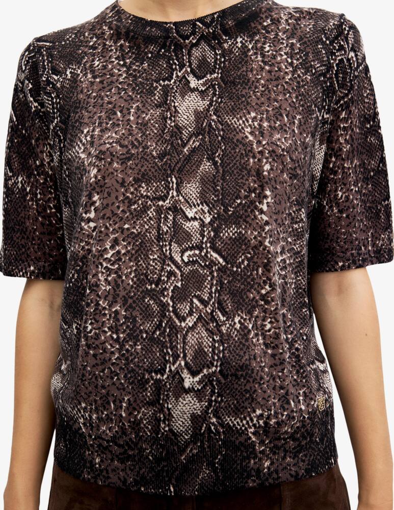 rinascente Gerard Darel Pullover girocollo stampa pitone