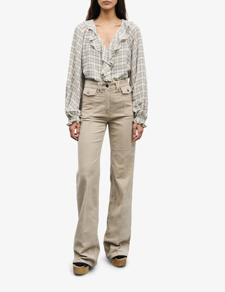 rinascente Gerard Darel Anna wide leg trousers