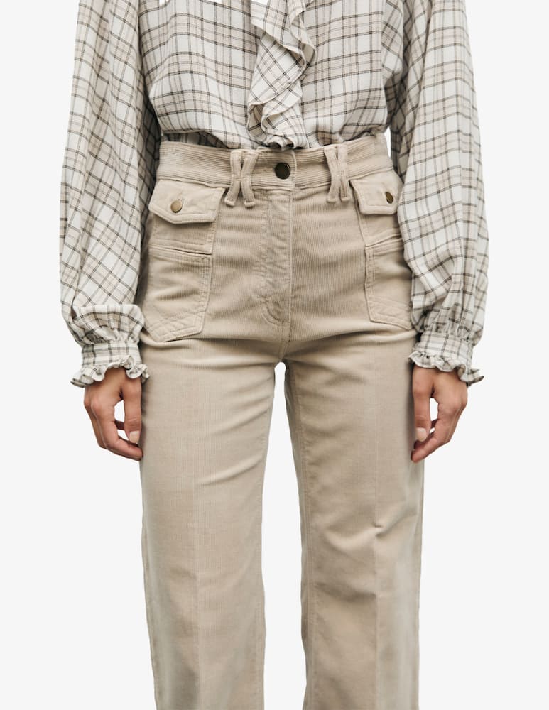 rinascente Gerard Darel Anna wide leg trousers