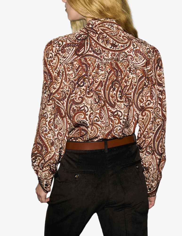Gerard Darel Paisley blouse Lisie - picture 3 Gerard Darel Paisley blouse Lisie - picture 3