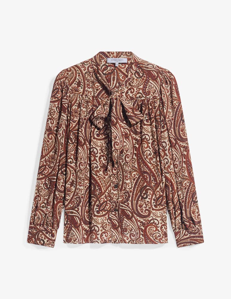 Gerard Darel Paisley blouse Lisie - picture 6 Gerard Darel Paisley blouse Lisie - picture 6