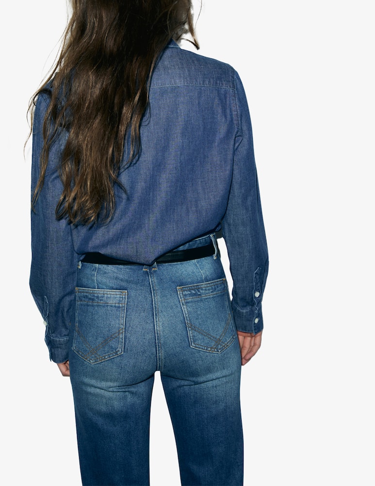 Gerard Darel Lucy denim blouse - picture 6 Gerard Darel Lucy denim blouse - picture 6