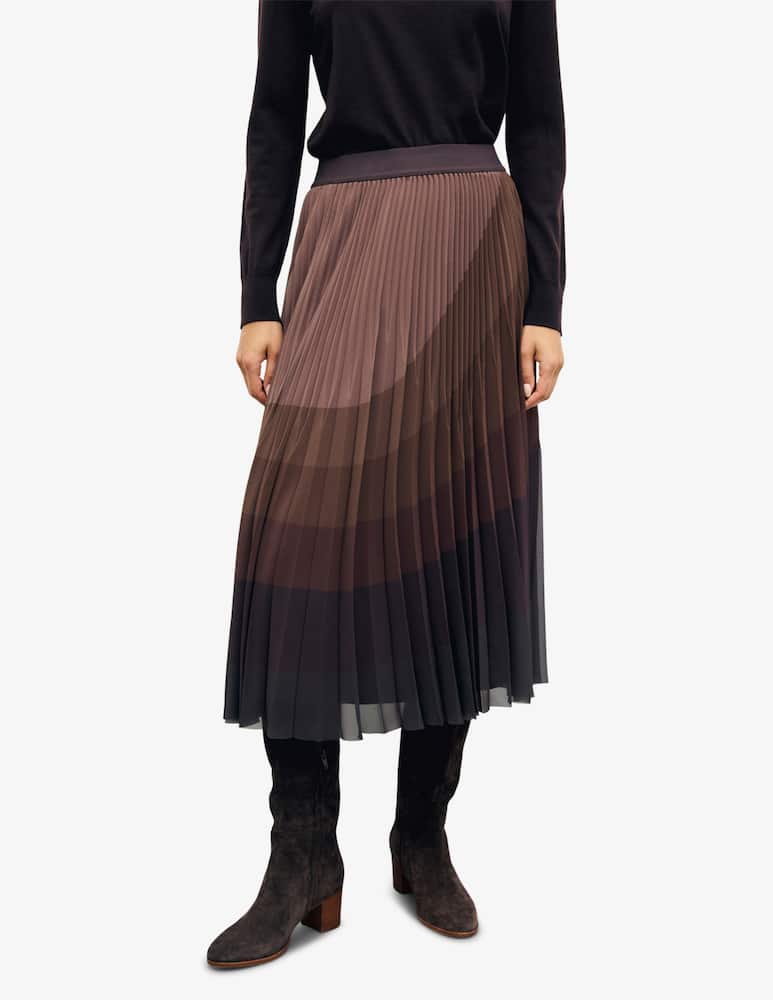 rinascente Gerard Darel Taryn pleated skirt