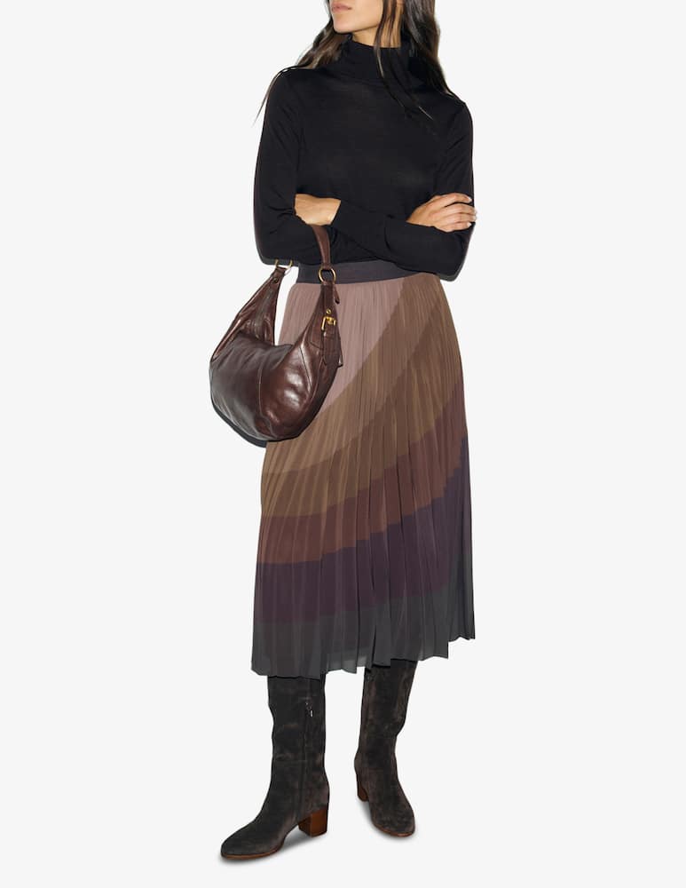 rinascente Gerard Darel Taryn pleated skirt