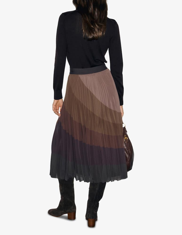 rinascente Gerard Darel Taryn pleated skirt