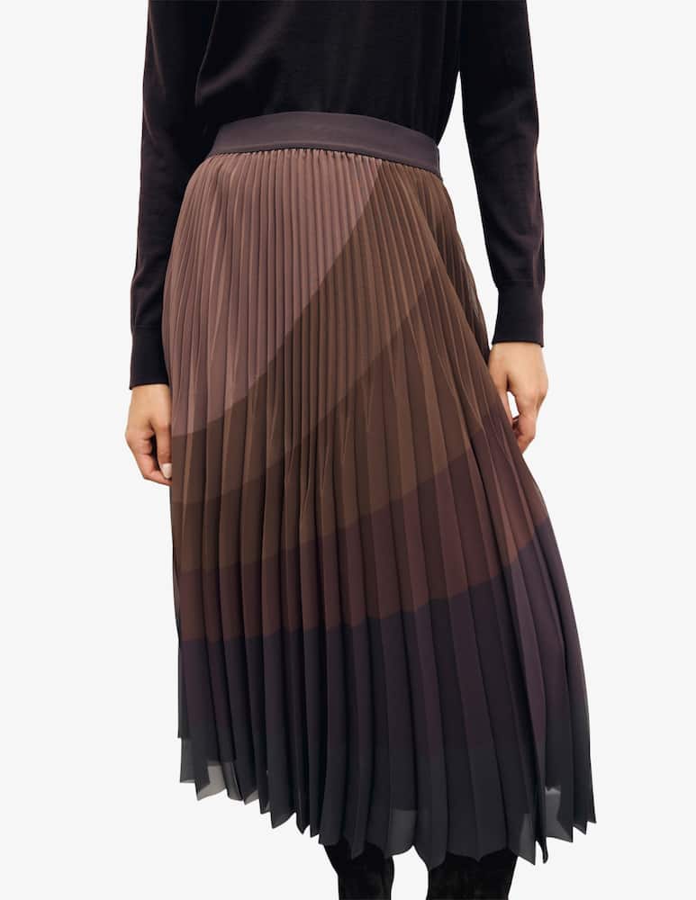 rinascente Gerard Darel Taryn pleated skirt