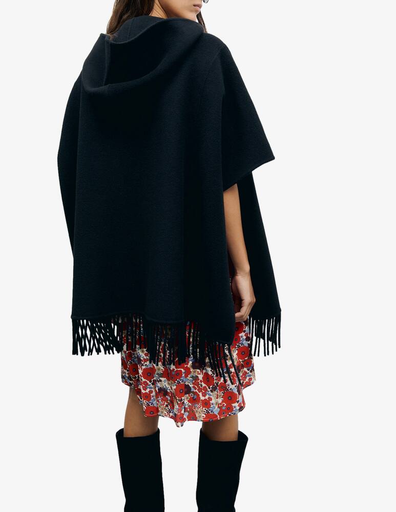 rinascente Gerard Darel Hooded fringed coat Ady