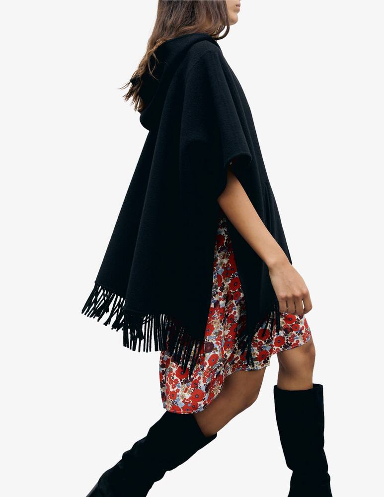 rinascente Gerard Darel Hooded fringed coat Ady