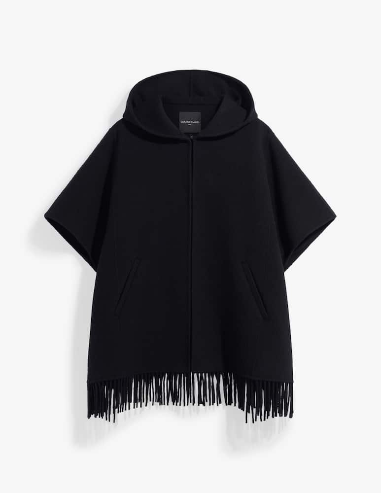 Gerard Darel Hooded fringed coat Ady - picture 8 Gerard Darel Hooded fringed coat Ady - picture 8