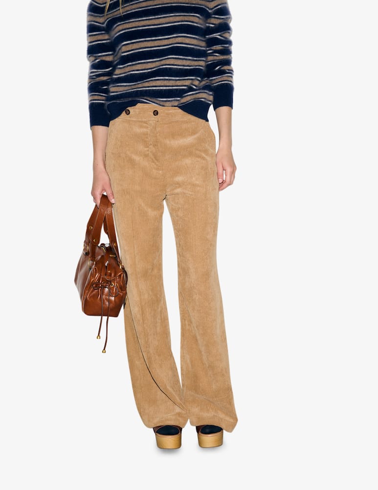 rinascente Gerard Darel Maev corduroy wide leg trousers