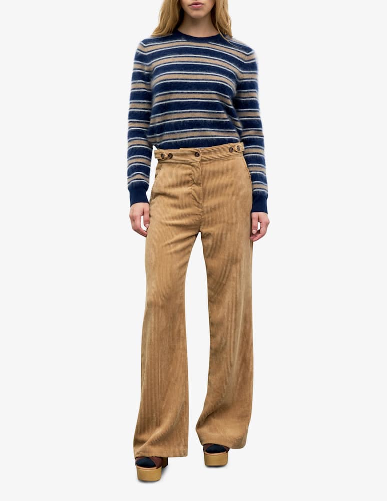 rinascente Gerard Darel Maev corduroy wide leg trousers