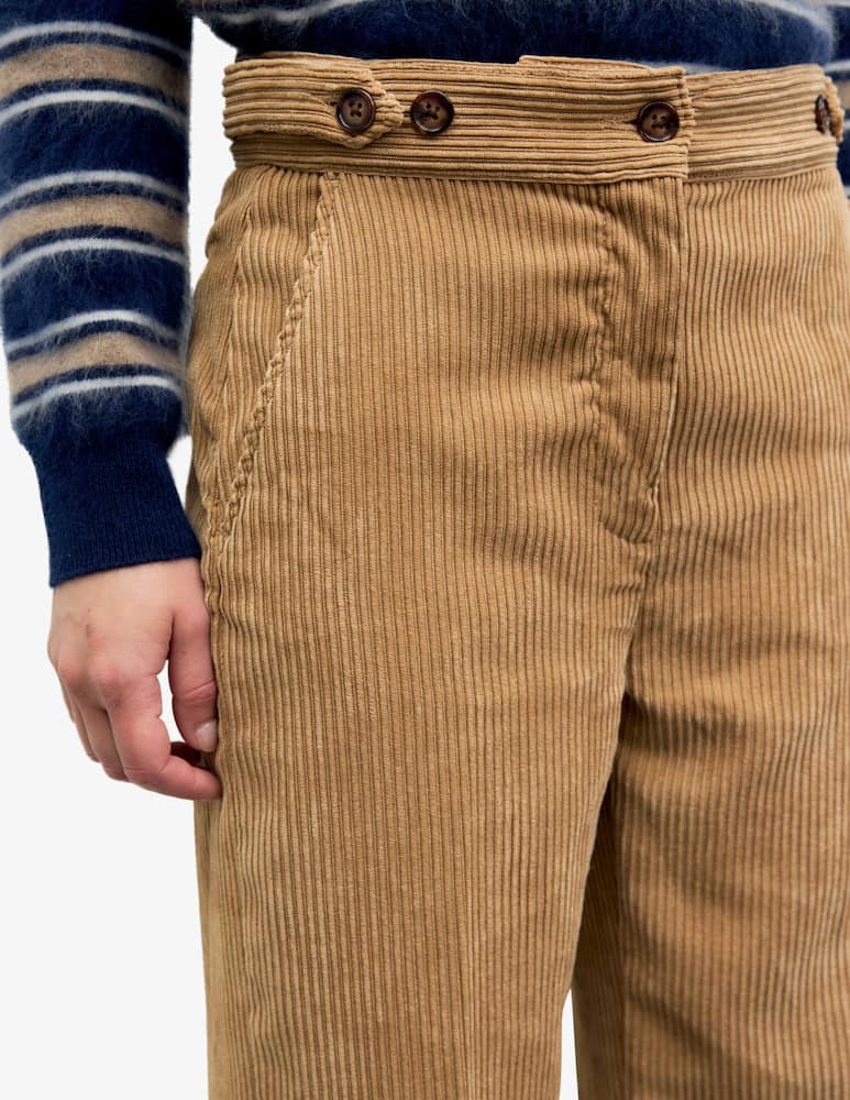 rinascente Gerard Darel Maev corduroy wide leg trousers