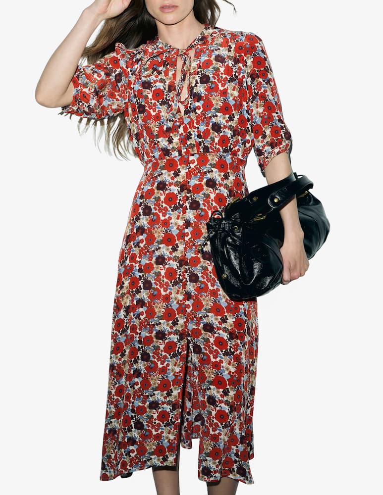 Gerard Darel Coco floral midi dress - picture 1 Gerard Darel Coco floral midi dress - picture 1