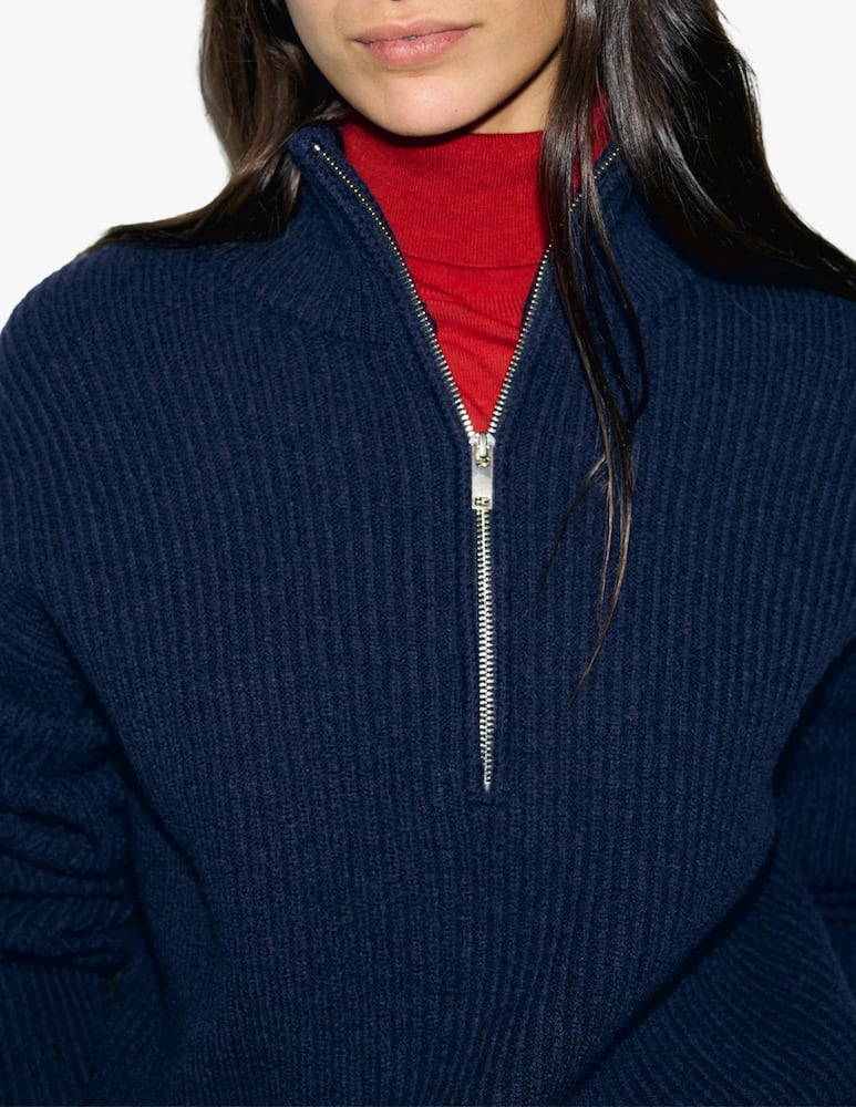 Gerard Darel Pullover collo alto zip Rika - immagine 4 Gerard Darel Pullover collo alto zip Rika - immagine 4