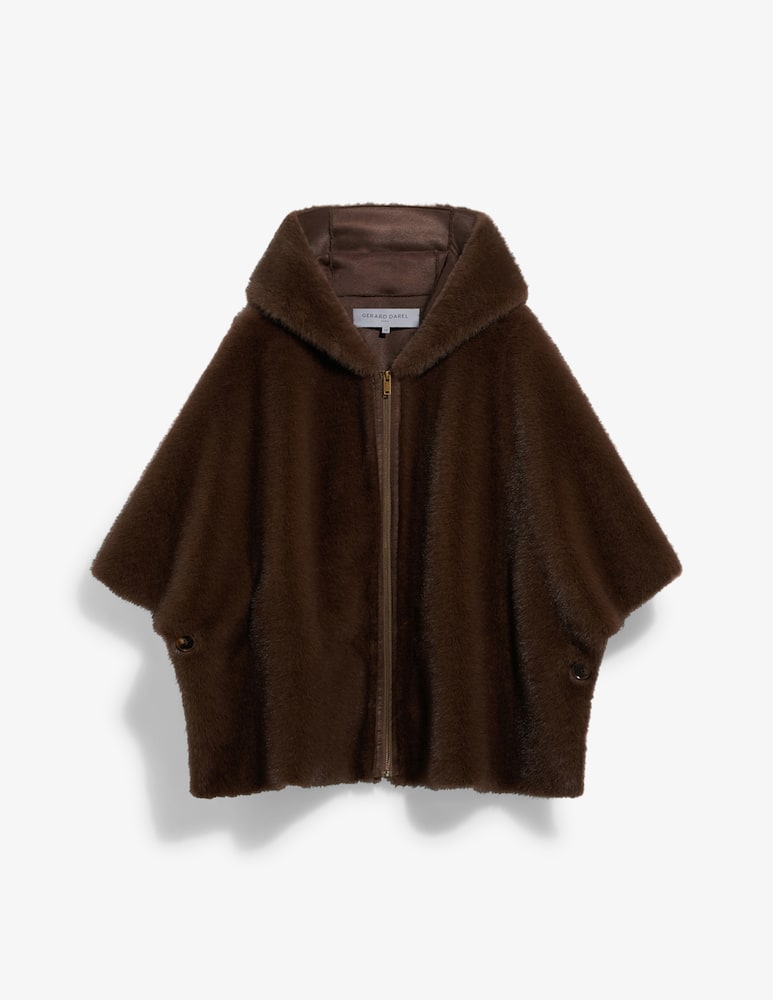 rinascente Gerard Darel Faux fur coat Amel