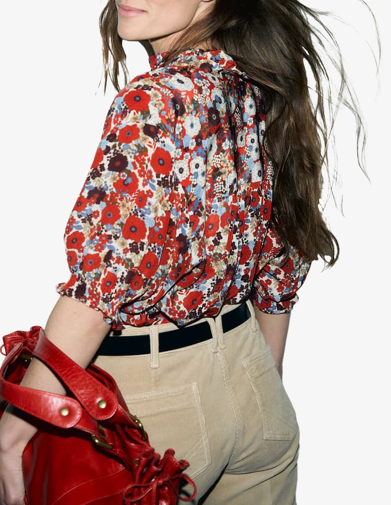 Gerard Darel Floral blouse Liv - picture 3 Gerard Darel Floral blouse Liv - picture 3