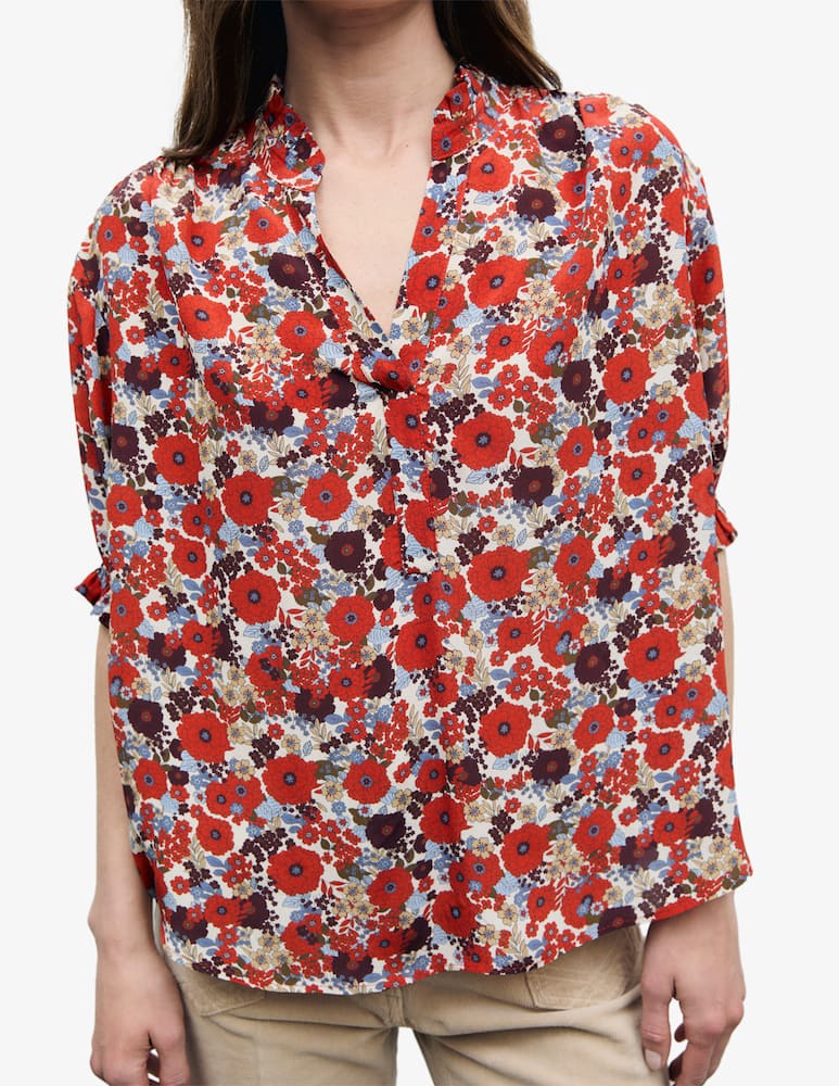 Gerard Darel Floral blouse Liv - picture 5 Gerard Darel Floral blouse Liv - picture 5
