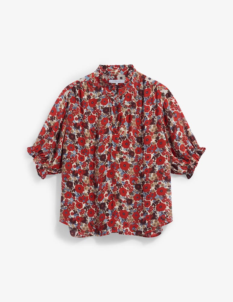 Gerard Darel Floral blouse Liv - picture 6 Gerard Darel Floral blouse Liv - picture 6