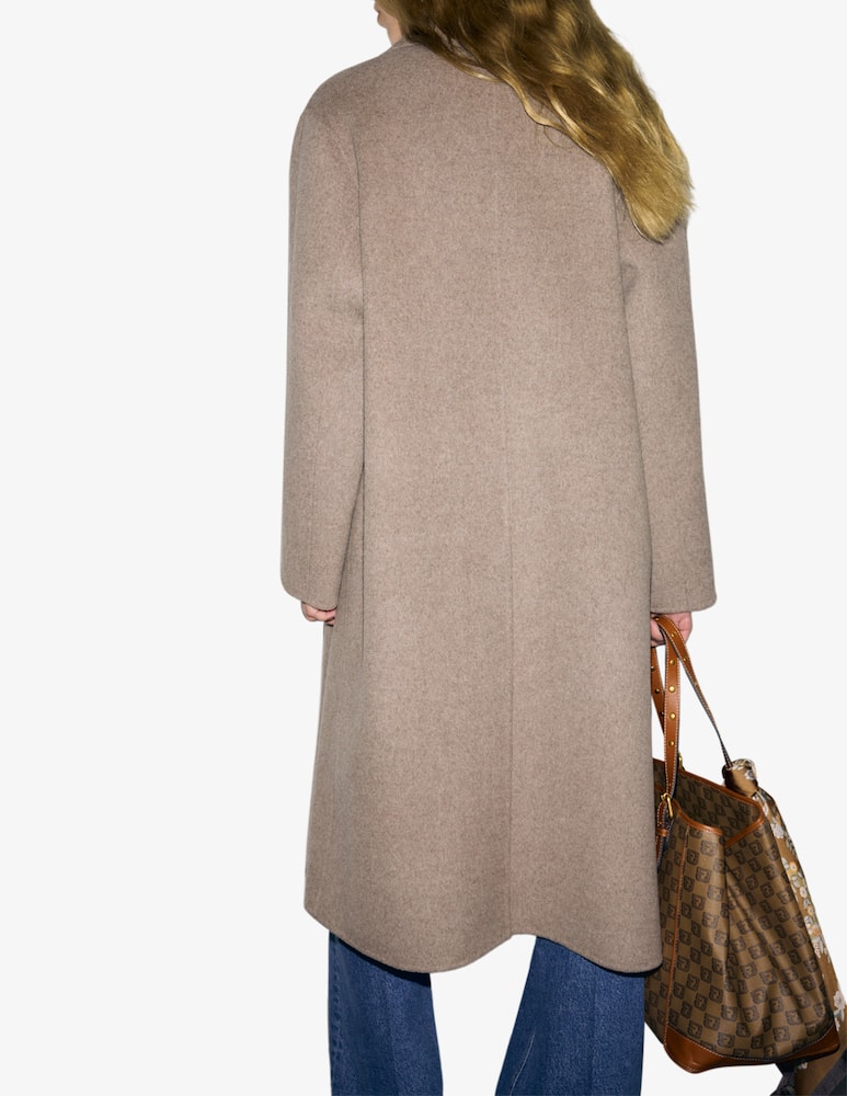 rinascente Gerard Darel Cappotto doppiopetto longline Aela