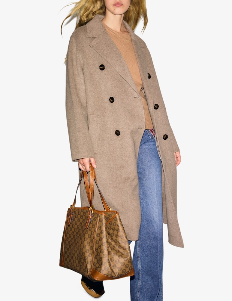 rinascente Gerard Darel Cappotto doppiopetto longline Aela