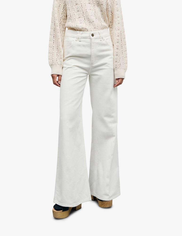 rinascente Gerard Darel Jeans ampi Bianca
