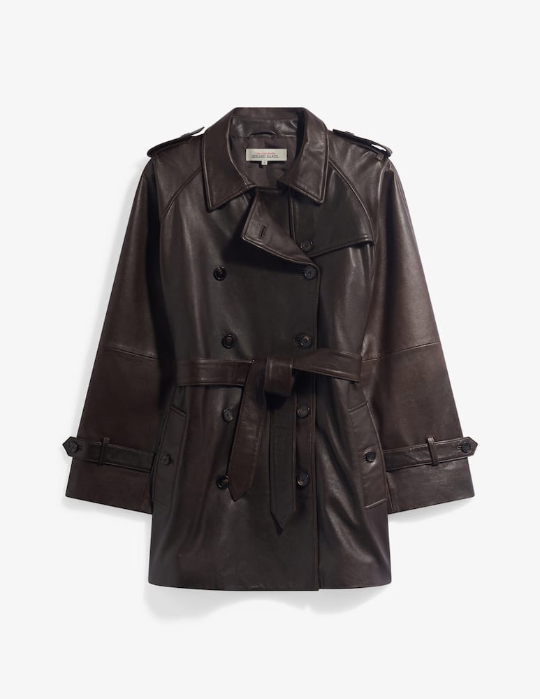 Gerard Darel Leather trench coat Philo - picture 1 Gerard Darel Leather trench coat Philo - picture 1