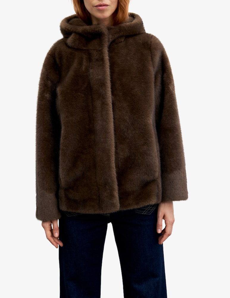 rinascente Gerard Darel Cappotto in pelliccia sintetica Agate