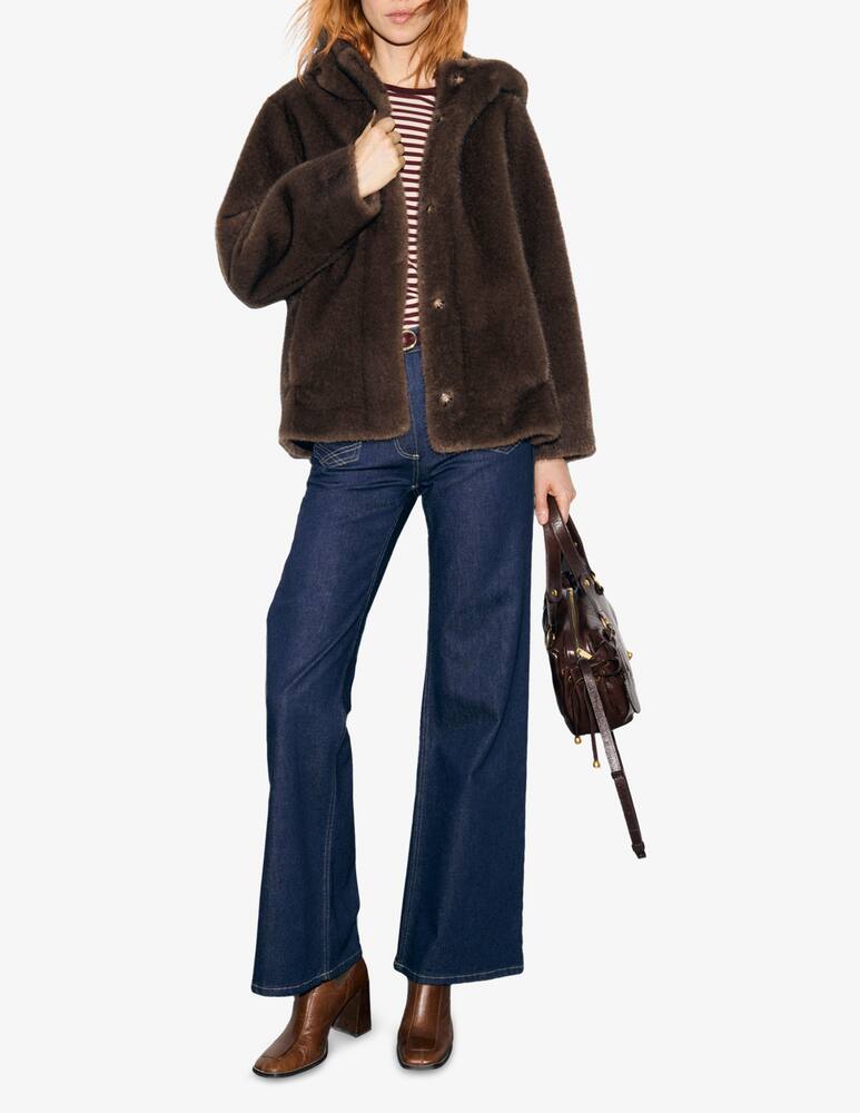 rinascente Gerard Darel Cappotto in pelliccia sintetica Agate