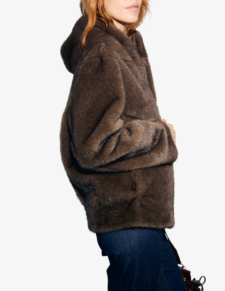 rinascente Gerard Darel Cappotto in pelliccia sintetica Agate